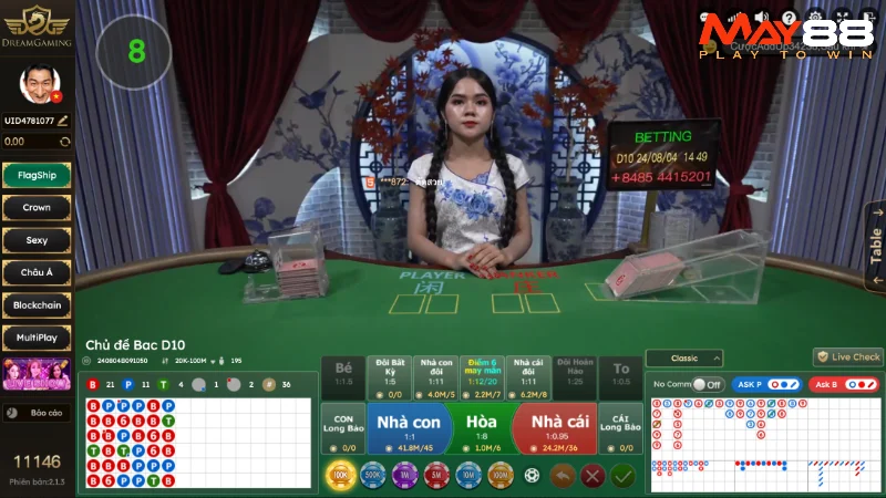 Thông tin cơ bản về baccarat May88